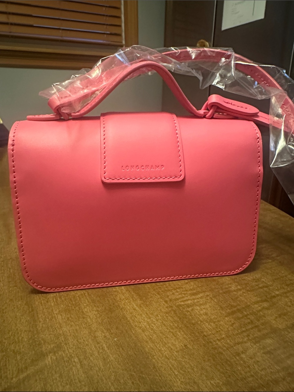 Longchamp Pink Mini Crossbody Box Trot Extra Small - Picture 3 of 6